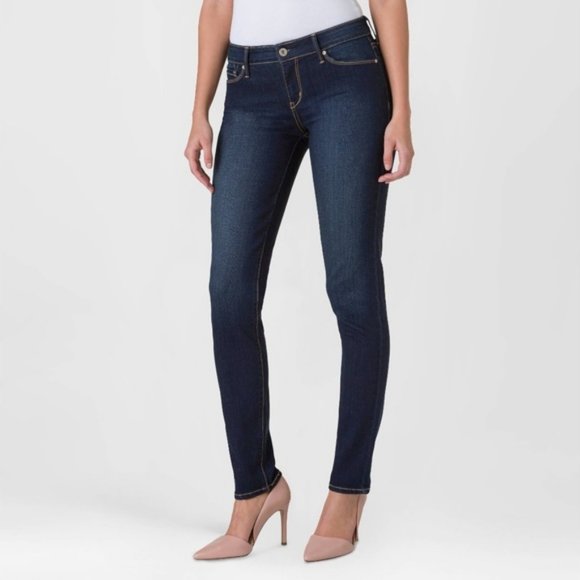 Levi's Denim - Levi's Slight Curve Dark Wash Skinny Jeans Size 26